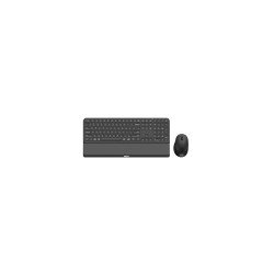 Philips SPT6207BL/34 Kit Tastiera USB (tasti alti) + mouse ottico USB Nero