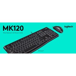 Logitech Desktop MK120 kit mouse + tastiera