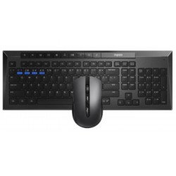 Rapoo 8200M Wless Multi-Mode Combo (keyboard+Mouse) nero