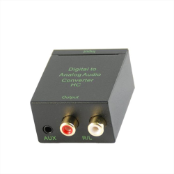 Xtreme Convertitore Audio da Toslink/Digital da Coassiale Ad Analogico