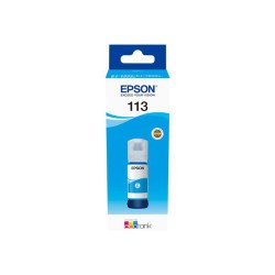 Epson EcoTank 113 - 70 ml - ciano - originale - ricarica inchiostro - per EcoTank ET-16150, 16600, 16650, 5150, 5170, 5800, 5850
