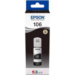 Epson 106 - 70 ml - nero per foto - originale - nero - serbatoio inchiostro - per EcoTank ET-7700, ET-7750, L7160, L7180; Expres