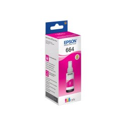 Epson T6643 - 70 ml - magenta - originale - ricarica inchiostro - per EcoTank ET-14000, ET-16500, ET-2500, ET-2550, ET-2600, ET-