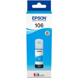 Epson 106 - 70 ml - ciano - originale - serbatoio inchiostro - per EcoTank ET-7700, ET-7750, L7160, L7180; Expression Premium ET