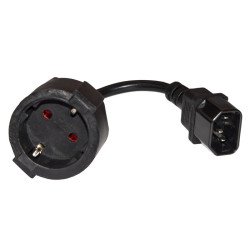 LINK - Cavo Alimentazione Link Presa Schuko Tedesca Femmina - Iec C14 Maschio CM 15