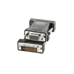 ADJ - Adattatore DVI-VGA maschio/femmina nero