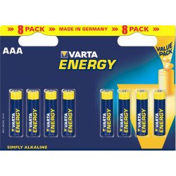 Varta Energy AAA Batteria monouso Mini Stilo AAA Alcalino Confezione da 8