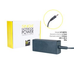 Generico - Alimentatore compatibile per notebook Acer/hp Voltaggio: 19V Amperaggio: 1.58A Assorbimento: 30W Connettore - Interno